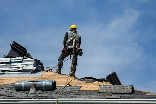 Professional Roof Installation technician working in Platteville, WI